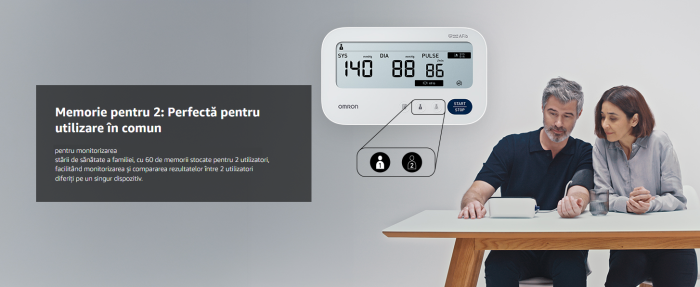 OMRON X3 Comfort AFib, tensiometru pentru braț, validat clinic, manșetă Intelli Wrap (22-42 cm), detectare fibrilație atrială [7]