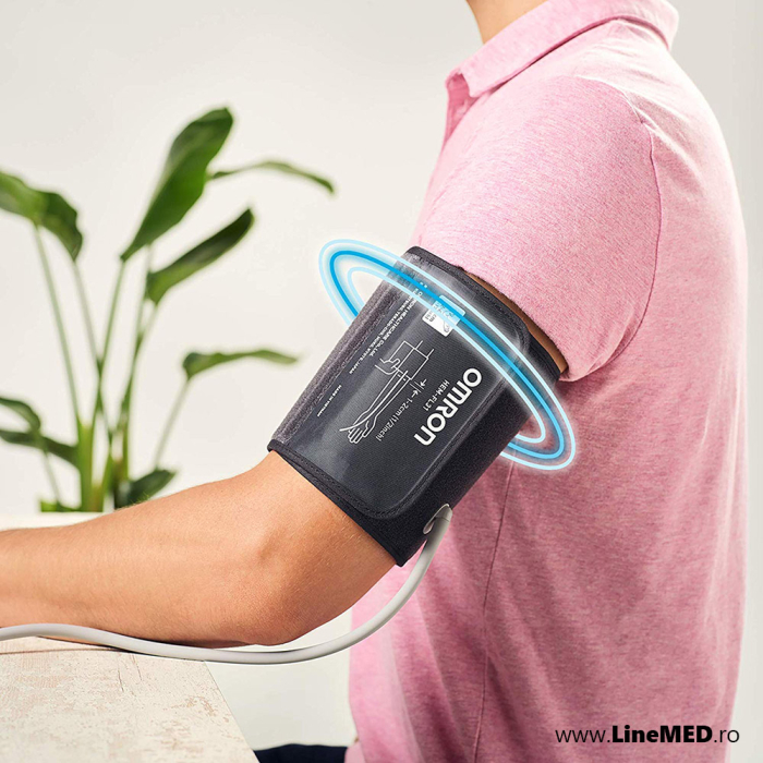 OMRON M3 Comfort (HEM-7155-E) - Tensiometru de brat, manseta inteligenta Intelli Cuff, validat clinic, garantie 3 ani [4]