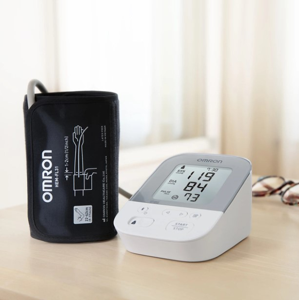 OMRON X4 Smart cu Bluetooth - Tensiometru de brat, manseta inteligenta Intelli Cuff, transfer date Omron Connect, validat clinic, garantie 3 ani [3]