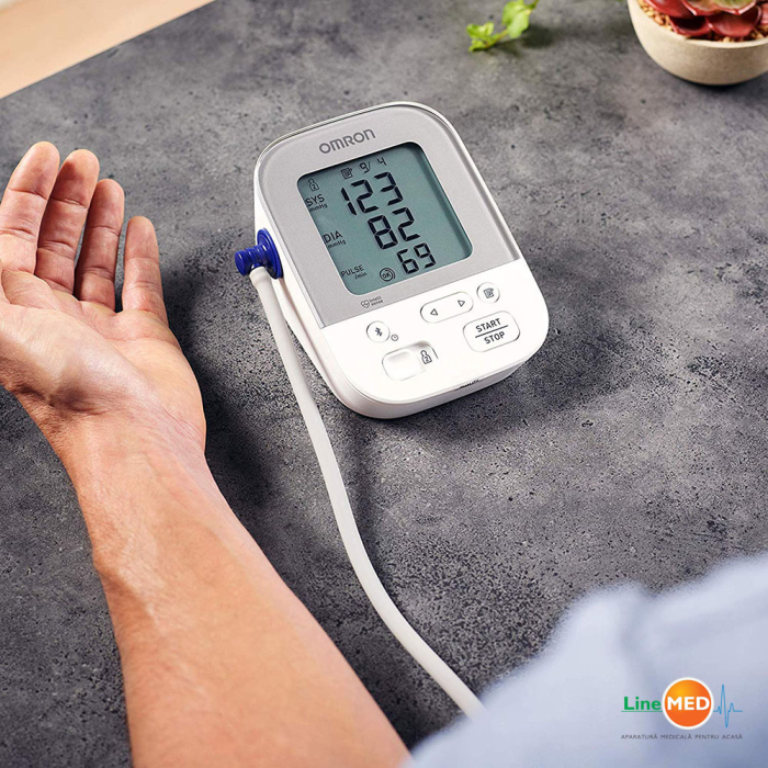 OMRON X4 Smart cu Bluetooth - Tensiometru de brat, manseta inteligenta Intelli Cuff, transfer date Omron Connect, validat clinic, garantie 3 ani [4]