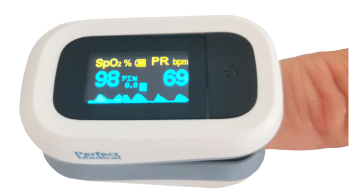 Pulsoximetru de deget Profesional, Rapid, Senzor de mare precizie, ecran OLED, masurare puls si oxigen din sange [2]