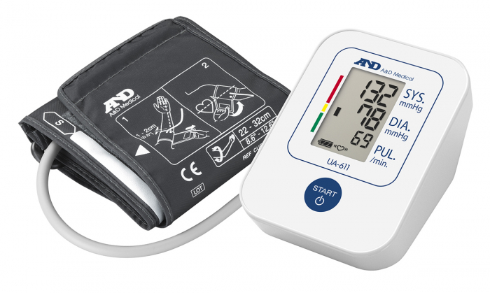 Tensiometru automat cu masurare pe brat, A&D Medical UA-611, validat clinic + CADOU Glucometru Fora GD50 [2]