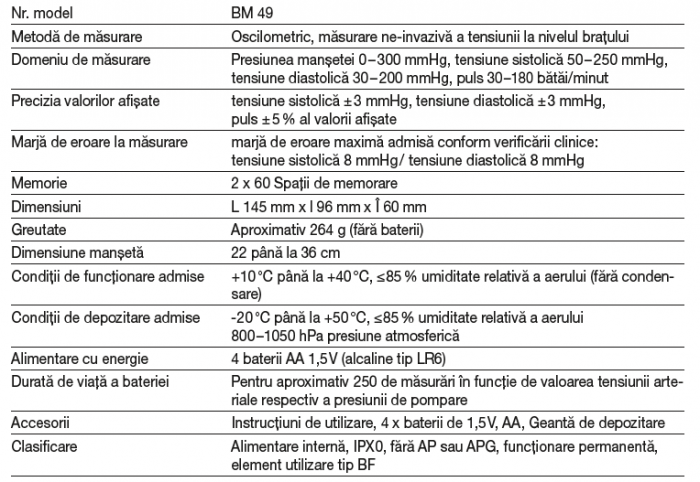 Tensiometru digital de brat cu mesaj vocal in limba romana Beurer BM49 [6]