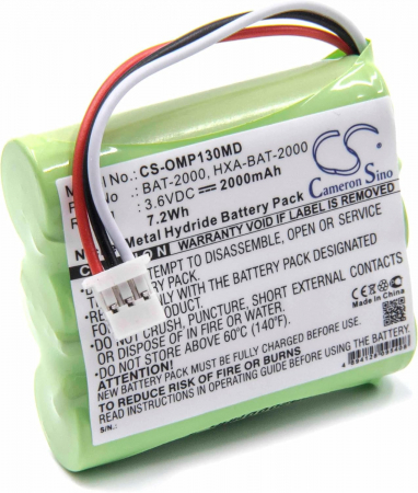 Tensiometre profesionale - Acumulator NI-MH 2000 mAh (3,6 V) compatibil cu tensiometrul profesional Omron 1320 / 1300