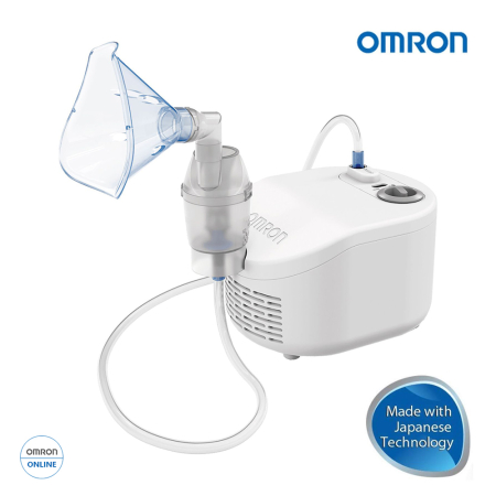 Aparate aerosoli cu compresor - Aparat aerosoli Omron X101 Easy / C101 Essential, cu compresor, fabricat in Italia