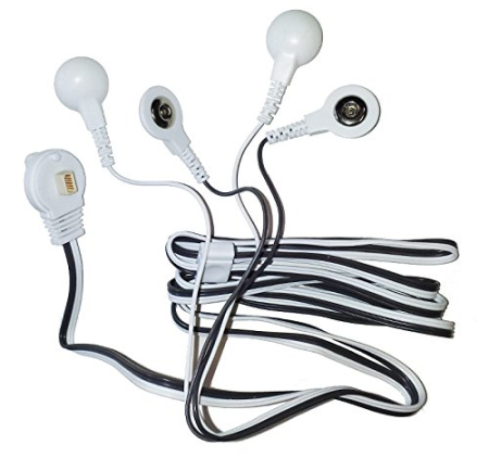 Electrostimulatoare musculare - Cablu cu 4 terminatii pentru electrostimulator muscular Beurer (EM40, EM80) si Sanitas (SEM 40)
