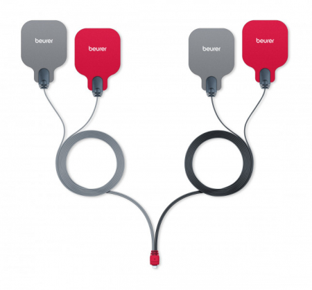 Electrostimulatoare musculare - Cablu cu electrozi pentru electrostimulator muscular Beurer EM59 (nu include padurile cu gel)