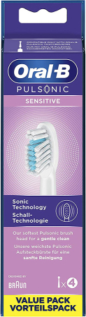 Capete de periaj BRAUN ORAL-B Pulsonic Sensitive, 4 buc / set [1]