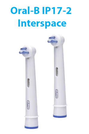 Rezerve Braun Oral-B - Capete periaj Braun Oral-B Interspace IP17-2 (OralB heads) - 2 buc