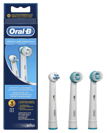 Capete periaj Braun Oral-B Ortho Care Essentials, 3 buc (1 Interspace, 2 Ortho) [2]