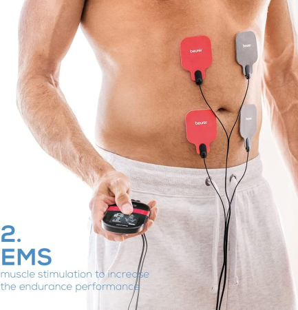 Electrostimulator muscular Beurer EM59 - (4 in 1) TENS / EMS / functie de incalzire si relaxare / masaj, baterie reincarcabila [3]