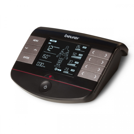 Electrostimulator muscular Beurer EM89 - (4 in 1) TENS / EMS / CALDURA / MASAJ, 8 electrozi, indicatii pozitionare electrozi [1]