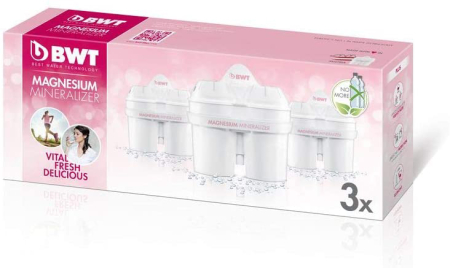 Filtre BWT Longlife, tehnologie inovativa Mg2+, 3 buc, compatibile cu Brita Maxtra si Delimano Pure Aqua [1]