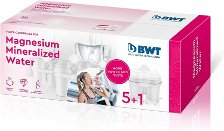 Filtre BWT Longlife, tehnologie inovativa Mg2+, 6 buc, compatibile cu Brita Maxtra  si Delimano Pure Aqua [1]