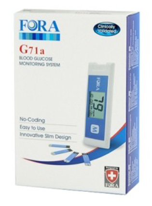 PACHET - Sistem de masurare a glicemiei FORA G71a + 50 teste + 50 ace [6]