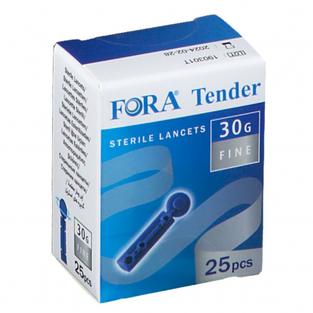 Lancete (ace) sterile - Lancete (Ace) sterile pentru glucometre, 30g, 25 buc