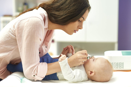 Nebulizator cu compresor si aspirator nazal Omron DuoBaby, 3 ani garantie [5]
