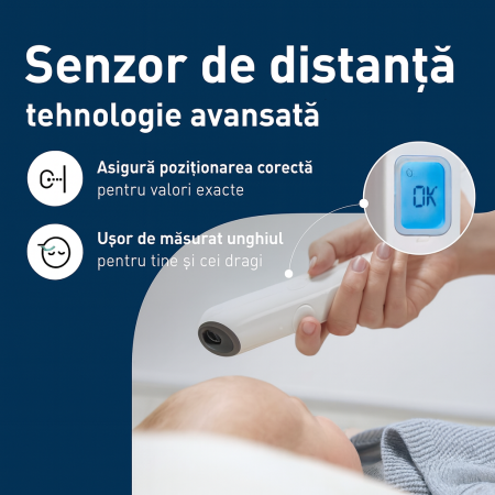 OMRON Gentle Temp 730 - Termometru de frunte cu infraroșu, fără contact, pentru nou-născuți, copii și adulți, măsurare rapidă în 1 secundă, rezistent la apa, silentios [6]
