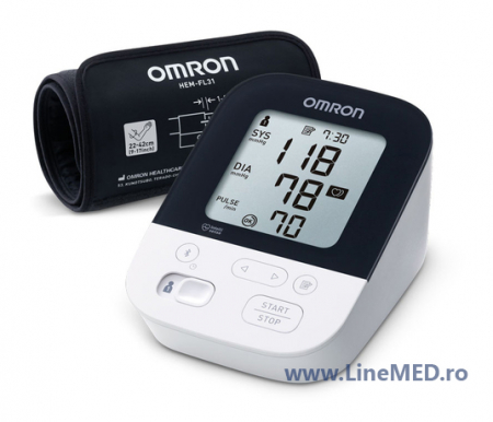 OMRON M400 Intelli IT - Tensiometru de brat, manseta inteligenta Intelli Cuff, transfer date Omron Connect, validat clinic, garantie 3 ani - Copie [2]