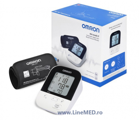 OMRON M4 Intelli IT cu Bluetooth - Tensiometru de brat, manseta inteligenta Intelli Cuff, transfer date Omron Connect, validat clinic, garantie 3 ani [5]