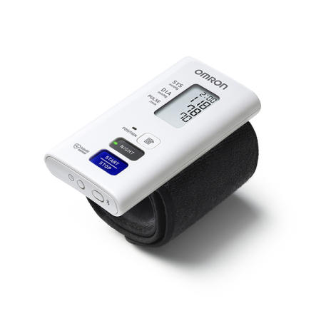 Omron NightView - Tensiometru de incheietura cu masurare nocturna, silentios, validat clinic, transfer date Bluetooth, fabricat in Japonia [5]