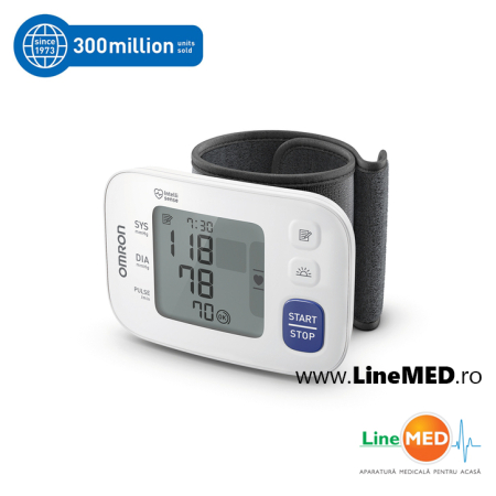 OMRON RS4 - Tensiometru de incheietura, validat clinic, indicator zona cardiaca