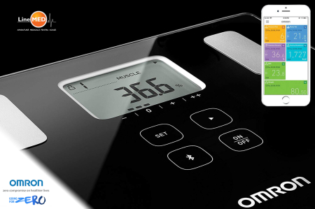 Analizoare corporale si Cantare - Omron VIVA - Analizor pentru determinarea compozitiei corporale, trasfer date Bluetooth, tehnologie "Step On"