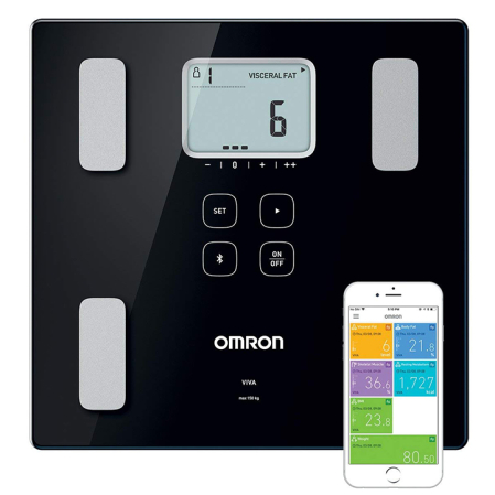 Omron VIVA - Analizor pentru determinarea compozitiei corporale, trasfer date Bluetooth, tehnologie "Step On" [5]