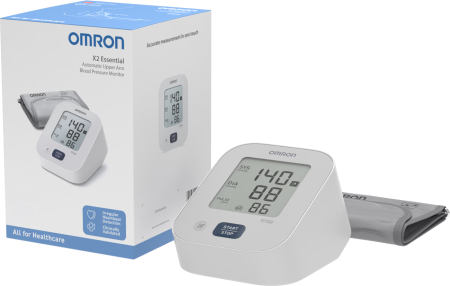 Tensiometru automat pentru brat Omron X2 Essential, tehnologie Intellisense, validat clinic, detectare puls neregulat [7]