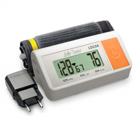 Tensiometre de brat - Tensiometru electronic de brat Little Doctor LD 23A, manseta 25-36 cm, adaptor priza inclus algoritm Fuzzy