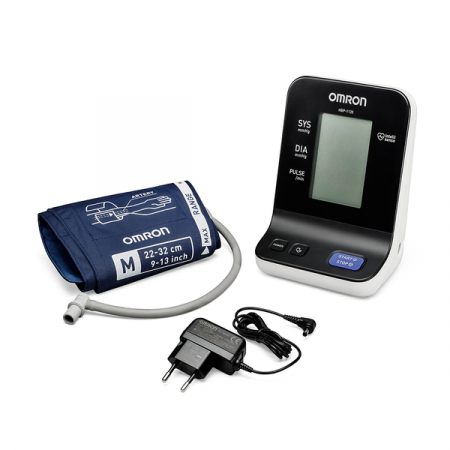 Tensiometru profesional portabil OMRON 1120, de brat, validat clinic, metoda auscultatorica, adaptor inclus, mansete rezistente, cu furtun lung [3]