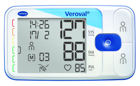 Veroval - Tensiometru de brat validat clinic, 5 ani garantie, manseta 22-42 cm, transfer date [1]