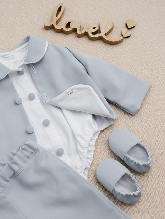 Costumas botez 2 piese Emile- materiale premium [3]