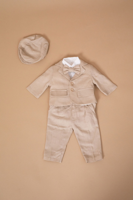Costumas baietel botez Arthur by Little Claire [4]