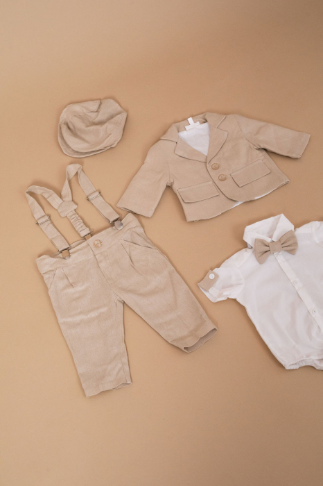 Costumas baietel botez Arthur by Little Claire [2]