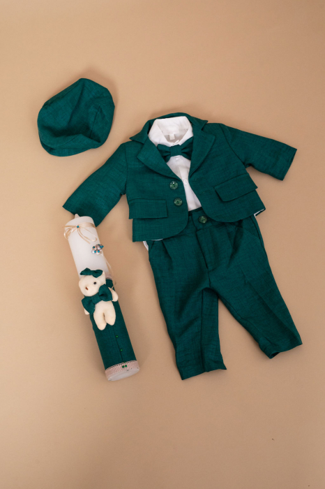 Costumas botez baietel Cezar by Little Claire [4]