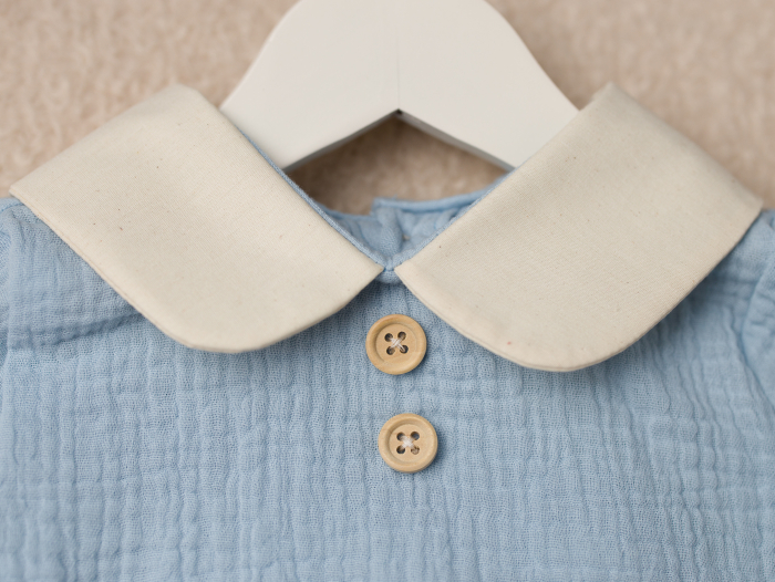 Costumas botez baietel Elias cu materiale premium [11]