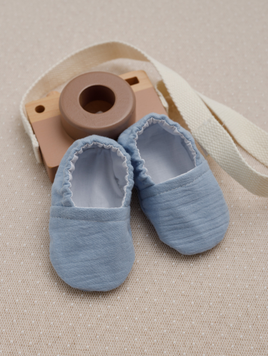 Costumaș botez băiețel Sky – 2 piese din muselină premium | Personalizabil | Exclusiv Little Claire [7]