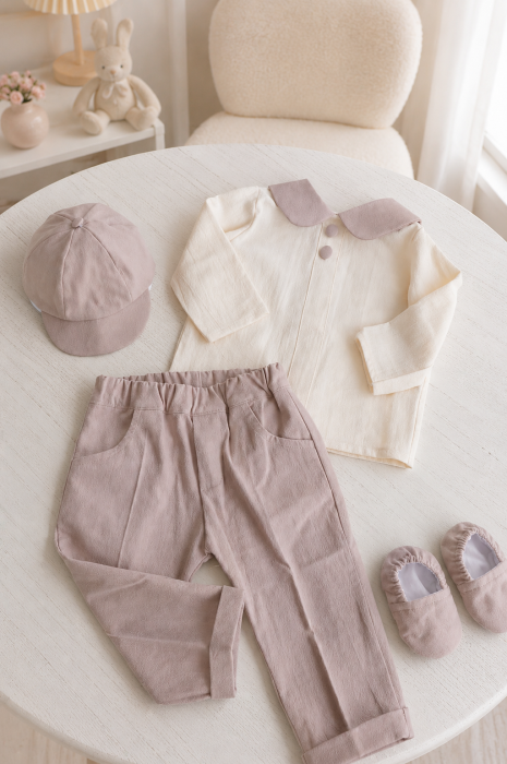 Costumas botez baietel Leonard by Little Claire [9]