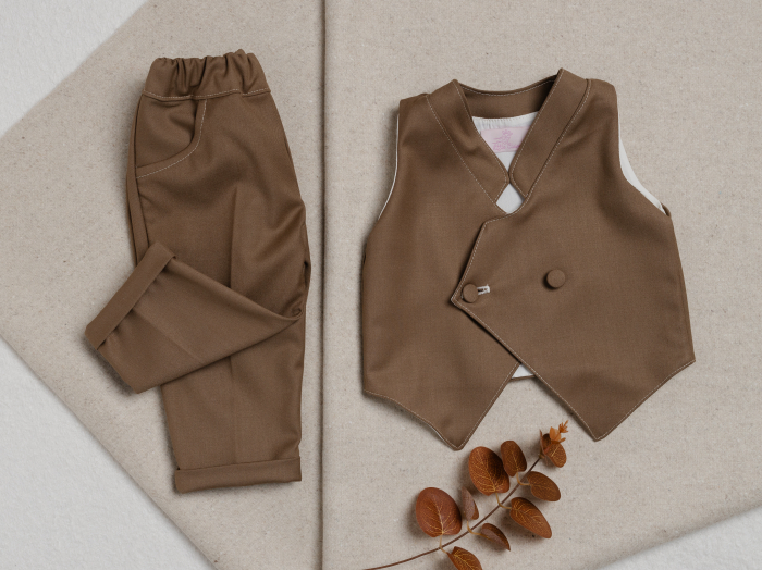 Costumas botez baietel Victor by Little Claire [3]