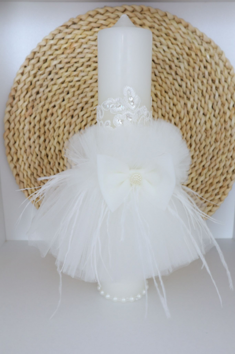 Lumanare botez fetita Elegance [2]