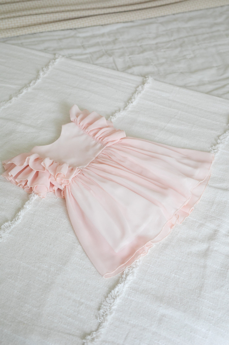 Rochia eleganta pentru fete Peach touch [5]