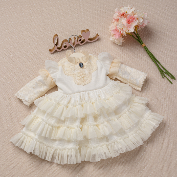 Rochiță de botez pentru fetițe – model Elise Epoque- Little Claire [1]