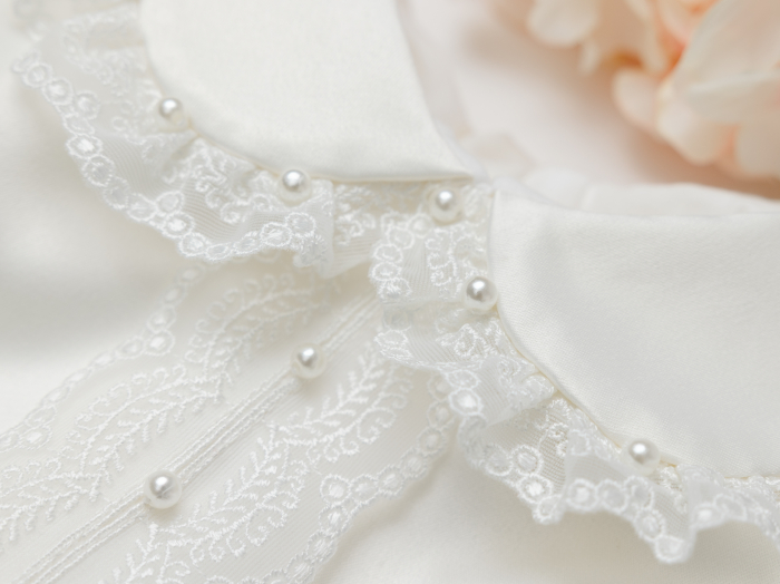 Rochita alba botez fetita Elysia by Little Claire [3]