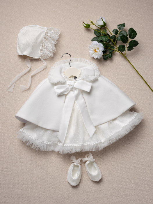 alt= ”Rochita de botez Agatha pentru fetite” [3]