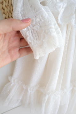 Rochita botez Lace Heirloom – piesă de colecție pentru momente speciale [3]