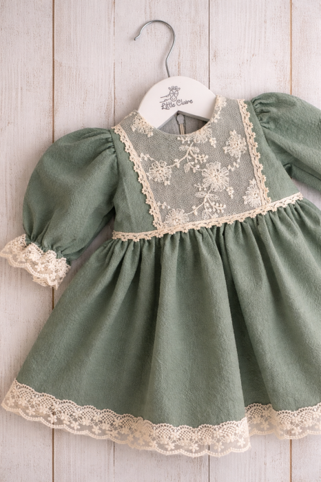 Rochita eleganta fetita Salvia din materiale premium [4]