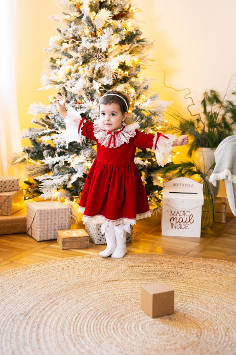 Rochita catifea fete Celebrate- LittleClaire [4]