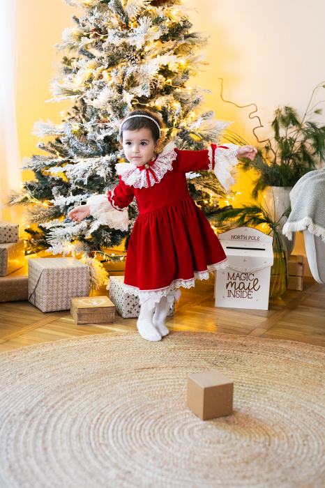 Rochita catifea fete Celebrate- LittleClaire [5]