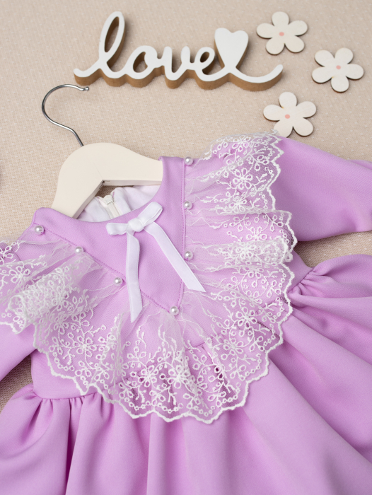 Rochita eleganta fetita nuanta lila- Douche Lavande [7]